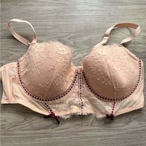 Adore Me Lace Bra in Soft Pink